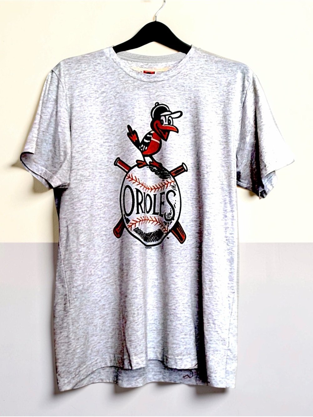 Homage Men’s Baltimore Orioles Retro Bird Logo T-Shirt | Large | MLB | NWOT
